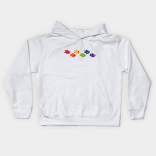 Color Fishes Kids Hoodie
